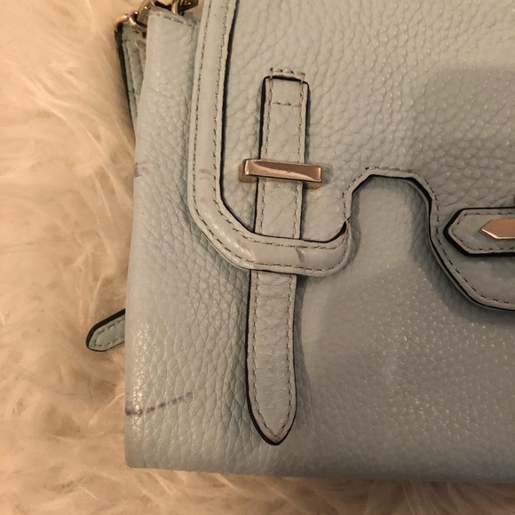 Rebecca Minkoff Ice Blue Leather Crossbody - Picture 6 of 8